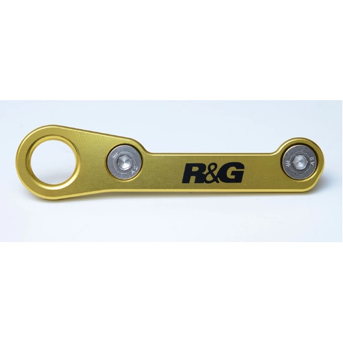 R&G Racing Tie-Down Hooks, pair, gold, Yamaha YZF-R25, YZF-R3