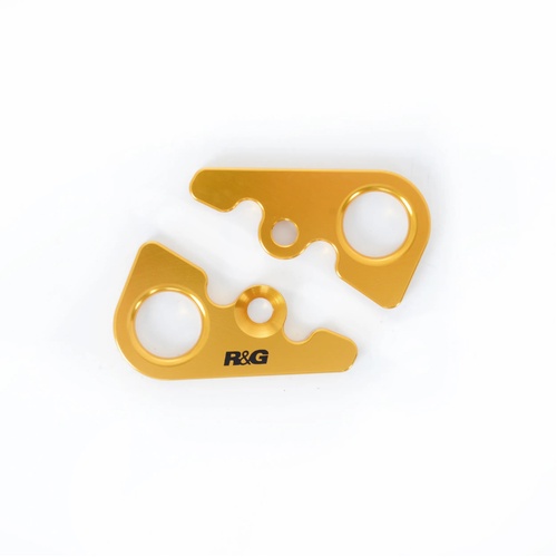 R&G Racing Tie-Down Hooks, pair, gold, F4 1000 '10- / F4RR / F4 RC '15-