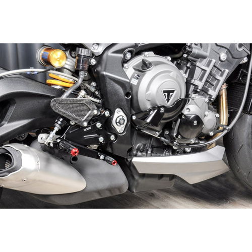 Bonamici Racing Rearsets To Suit Triumph Street Triple Models
