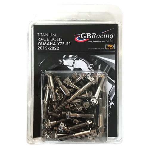 GBRacing Titanium Engine Bolt Kit To Suit Yamaha YZF-R1