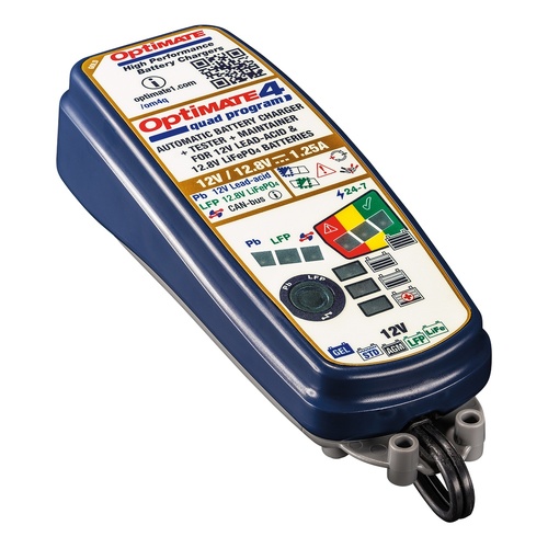 Optimate TM638 4 Quad Program Battery Charger (Suitable for BMW)