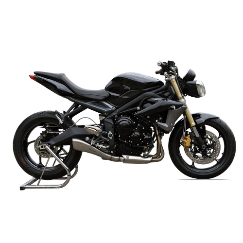 HP Corse Triumph Street Triple 13-15 Hydroform Satin Exhaust