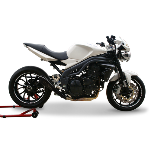 HP Corse Triumph Speed Triple 07-10 Hydroform Black Exhaust