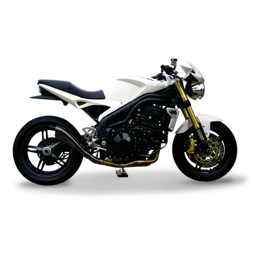 HP Corse Triumph Speed Triple 05-06 Hydroform Black Exhaust