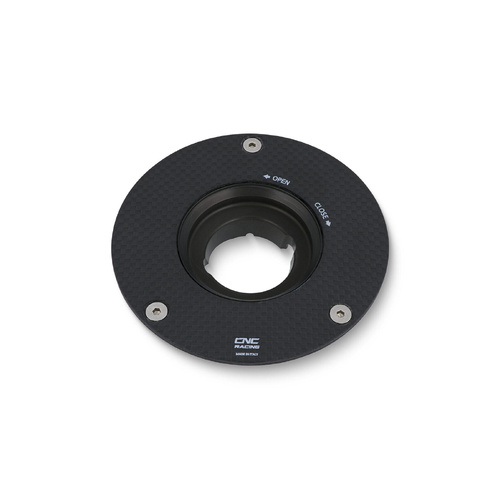 CNC Racing Fuel tank cap - flange CARBON FIBER