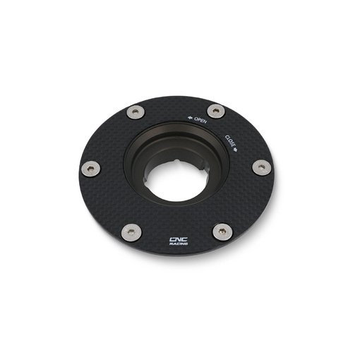 CNC Racing Fuel tank cap - flange CARBON FIBER