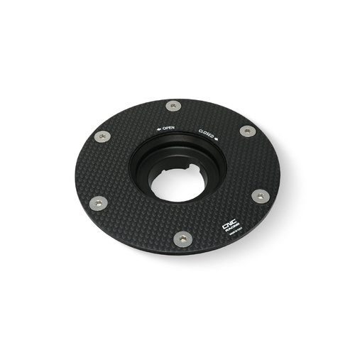 CNC Racing Fuel tank cap - flange CARBON FIBER