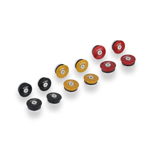CNC Racing Frame caps kit Ducati Multistrada - smaller holes