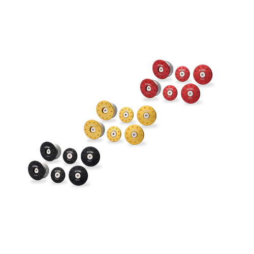 CNC Racing Frame caps kit Ducati Monster 937 (to be mounted with TC325)