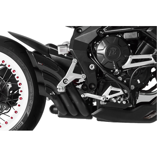 HP Corse Mv Agusta Brutale 675/800/RR < 2016 Hydrotre Black Carbon Cover (full Open Pipes, No Dbk) Exhaust