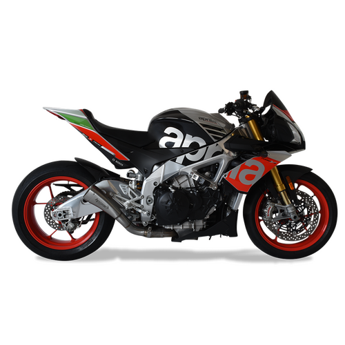 HP Corse Aprilia RSV4 Rr-rf Tuono V4 1100 Rr-factory 17-18 Hydroform Short R Satin Exhaust