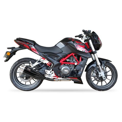 IXIL FULL SYSTEM - DUAL HYPERLOW BLACK XL To Suit BENELLI TNT 250 - BN 251