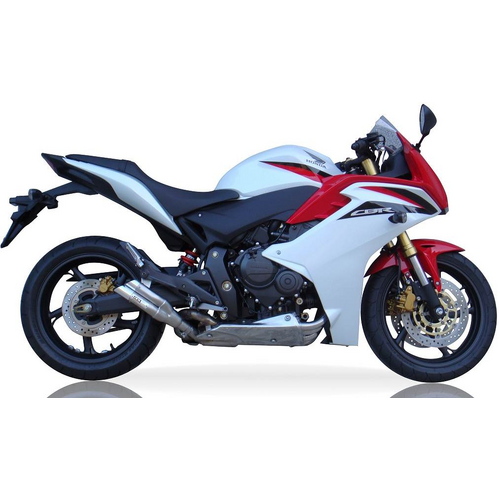 IXIL SLIP ON - DUAL HYPERLOW To Suit HONDA CB 600 F-S HORNET 07-14 (PC41)