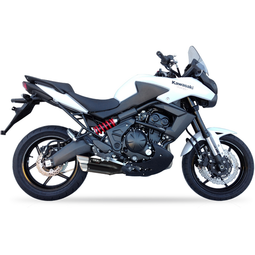 IXIL SLIP ON - DUAL HYPERLOW BLACK XL To Suit KAWASAKI ER-6 05-11 (EX650A C D - ER650A C D)