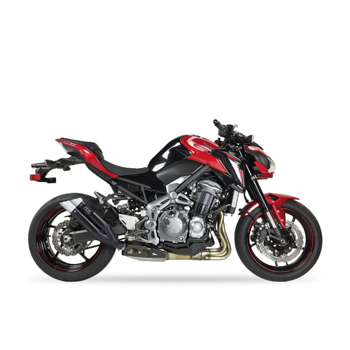 IXIL SLIP ON - DUAL HYPERLOW BLACK XL To Suit KAWASAKI Z 900 92 kW 16-19 (ZR900B)