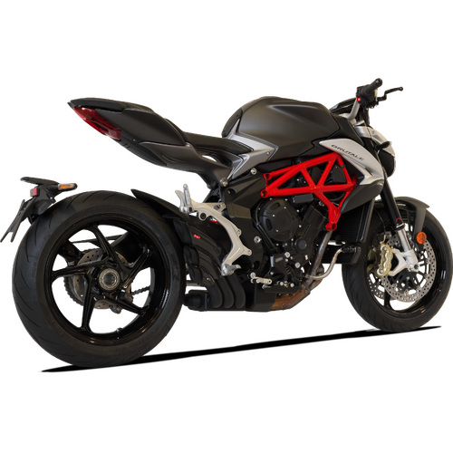 HP Corse Mv Agusta Brutale 800/RR 17-20 Hydrotre Black Carbon Cover (full Open Pipes, No Dbk) Exhaust