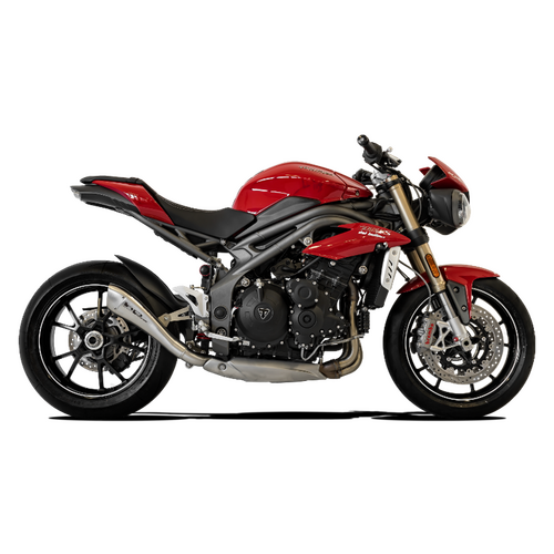 HP Corse Triumph Speed Triple 16-20 Hydroform Satin Exhaust