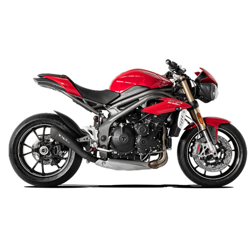 HP Corse Triumph Speed Triple 16-20 Hydroform Black Exhaust