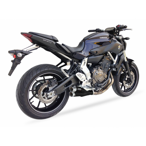 IXIL FULL SYSTEM - DUAL HYPERLOW BLACK XL To Suit YAMAHA MT-07 14-16 (RM04)
