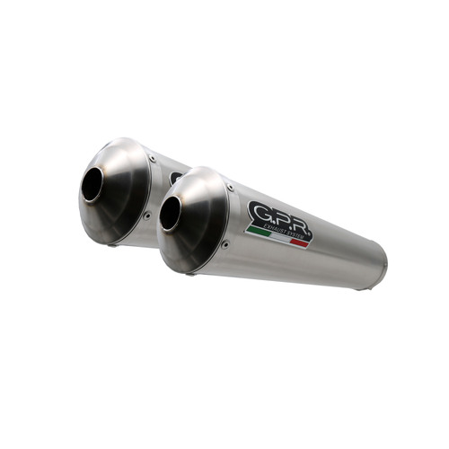 GPR Inox Tondo Exhaust To Suit Yamaha MT-01 (2005-2011)