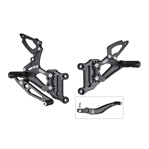Bonamici Racing Rearsets (Race Version) To Suit Yamaha YZF-R1 2004 - 2006