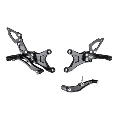 Bonamici Racing Rearsets (Street Version) To Suit Yamaha YZF-R1 2007 - 2008