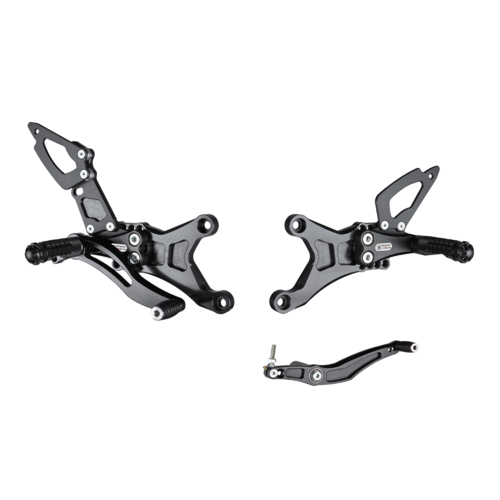 Bonamici Racing Rearsets (Race Version) To Suit Yamaha YZF-R1 2007 - 2008