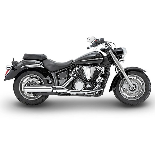 Miller Ocean Line K | Slip-On Exhaust To Suit Yamaha XVS 1300 MS (Tapered, matt black)