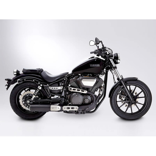 Miller Avenger II | Slip-On Exhaust To Suit Yamaha XV950 R / Bolt (Tapered, matt black)