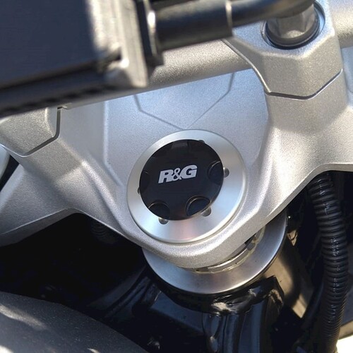 R&G Racing Top Yoke Cap To Suit Kawasaki Ninja 650 '17- & BMW F900R/XR ’20- F900GS '24-