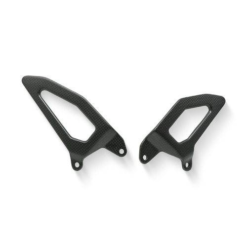 CNC Racing Heel guard kit for our rearsets Ducati Panigale V4 - carbon matt