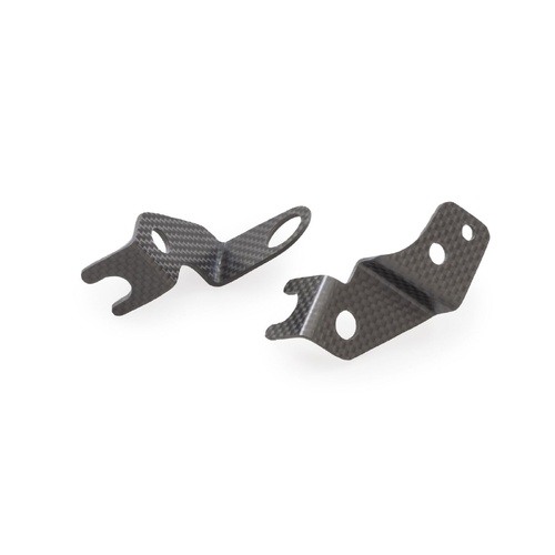 CNC Racing Front brake and clutch oil tank brackets - matt carbon