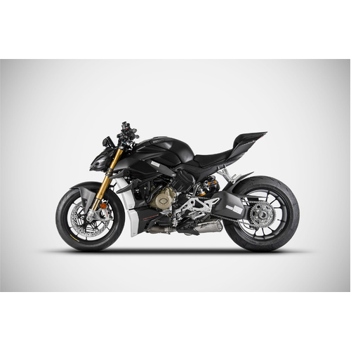 Zard Titanium Racing Compensed Slip-ons Kit To Suit Ducati Streetfighter V4 20_23