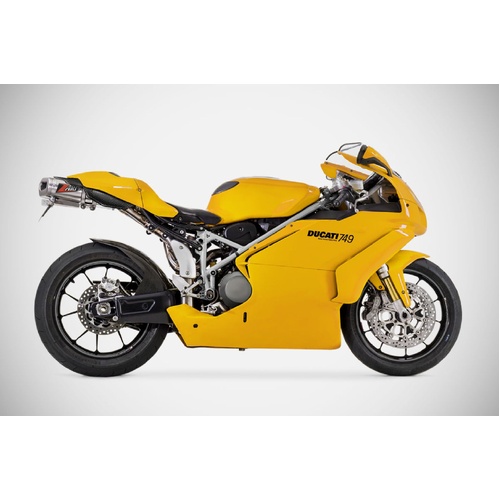 Zard Stainless Steel Full Exhaust To Suit Ducati 749 (2003 - 2005) - Deep Sump, Single Seat
