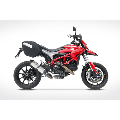 Zard Penta-r-black Titanium E3 Slip-on To Suit Ducati Hypermotard 821 Sp 13_15