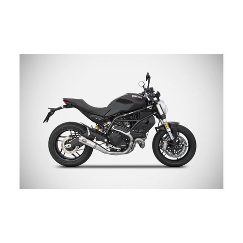 Zard Zuma-ss E4 Slip-on, Bronzed End Cap&logo To Suit Ducati Monster 797 17_19