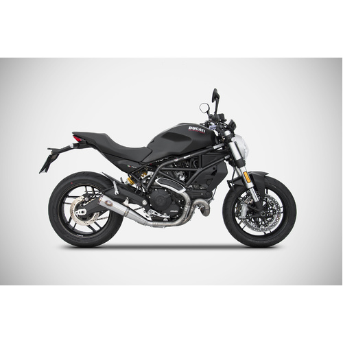 Zard Zuma-black SS E4 Slip-on To Suit Ducati Monster 797 17_19