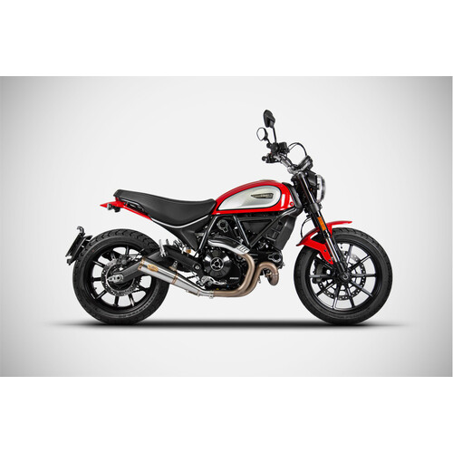 Zard Zuma Slip-On Exhaust (Racing Version) To Suit Ducati Scrambler 800 (2021 - Onwards)