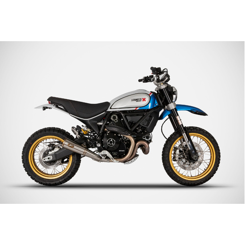 Zard Zuma-black SS Racing Slip-on To Suit Ducati Scrambler Desert Sled 21_22
