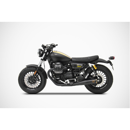 Zard Slim-black SS Racing Slip-ons To Suit V9 Bobber/roamer 16_19