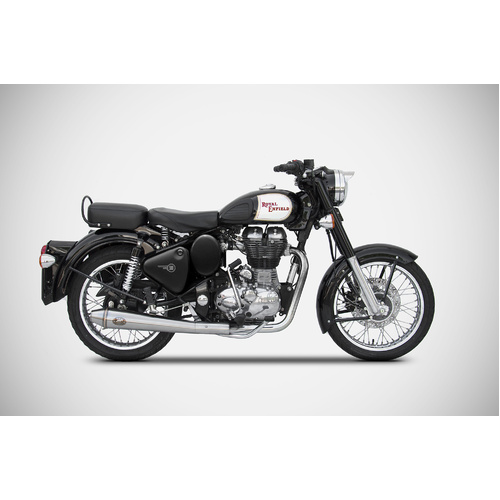 Zard Bullet 350 / 500 Exhaust | "conical" Slip-on (06-09)