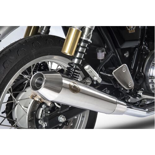 Zard Racing Slip-On Homologated Exhaust To Suit Royal Enfield Interceptor 650 (2021 - Onwards)