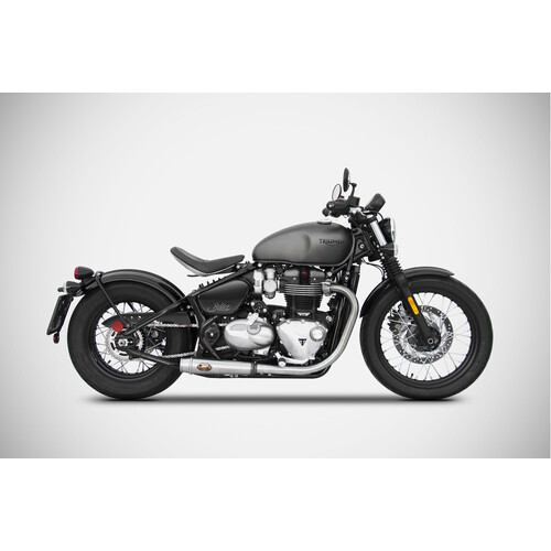 Zard Homologated Slip-On Exhaust To Suit Triumph Bobber / Speedmaster (2021 - Onwards)