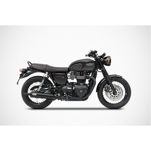 Zard Bonneville T100 Exhaust | "bottle" Slip-ons (17-20)