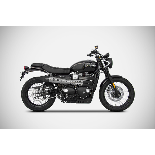 Zard Scrambler 900 Exhaust | "conical" Full Kit High (21-23)