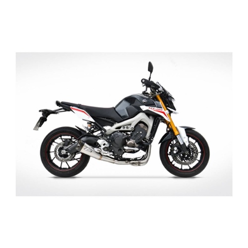 Zard SS Racing Full Kit And Carbon End Cap To Suit Mt 09 13_16