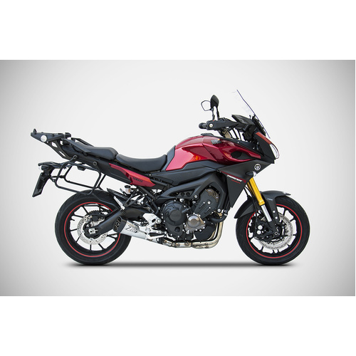 Zard Black SS E3 Full Kit And Carbon End Cap To Suit Tracer 900 15_16